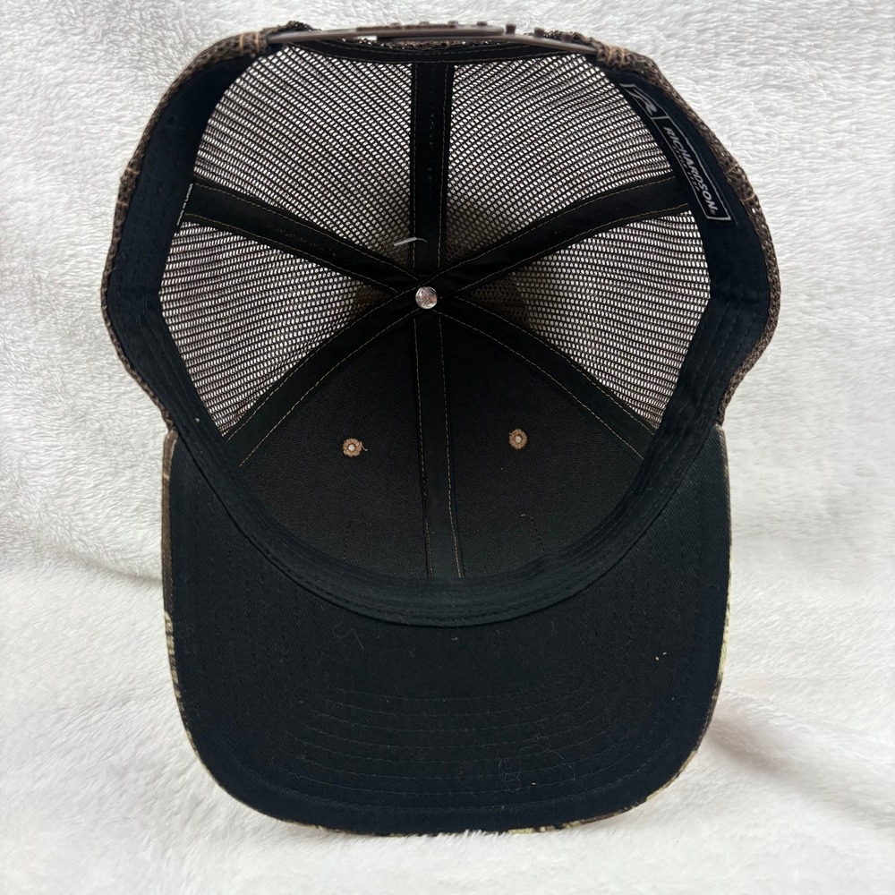 Richardson 112 Trucker Hat Legacy Truck Sales Realtree Camo Snapback Brown NEW - Picture 7 of 11